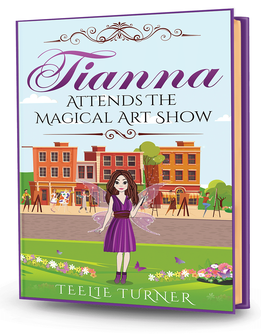 Cover of The Listening Fairy, a listening fairy adventure ebook featuring a gentle fairy listening to friends in a magical Fairyland setting.
