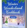 Cover of A Magical Christmas in Fairyland - Volume 8, a christmas fairyland adventure ebook featuring fairies celebrating a magical snowy Christmas in Fairyland.