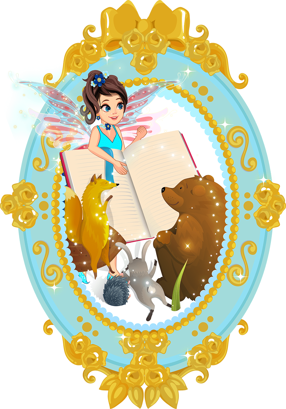reading-animal-frame