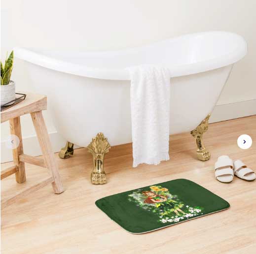 The-Romantic-Forest-Wedding-Of-Trayna-The-Forest-Fairy™-Bathmat