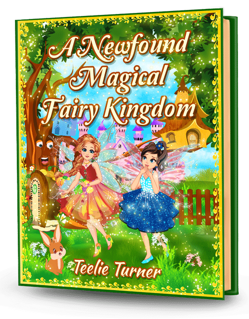 Cover of A Newfound Magical Fairy Kingdom, a magical fairy kingdom adventure ebook featuring fairies discovering a sparkling enchanted kingdom.