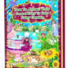 Cover of How To Attract Your Forever Fairy To Your Fairy Garden, a forever fairy garden guide ebook featuring a magical fairy garden with tiny houses and flowers.