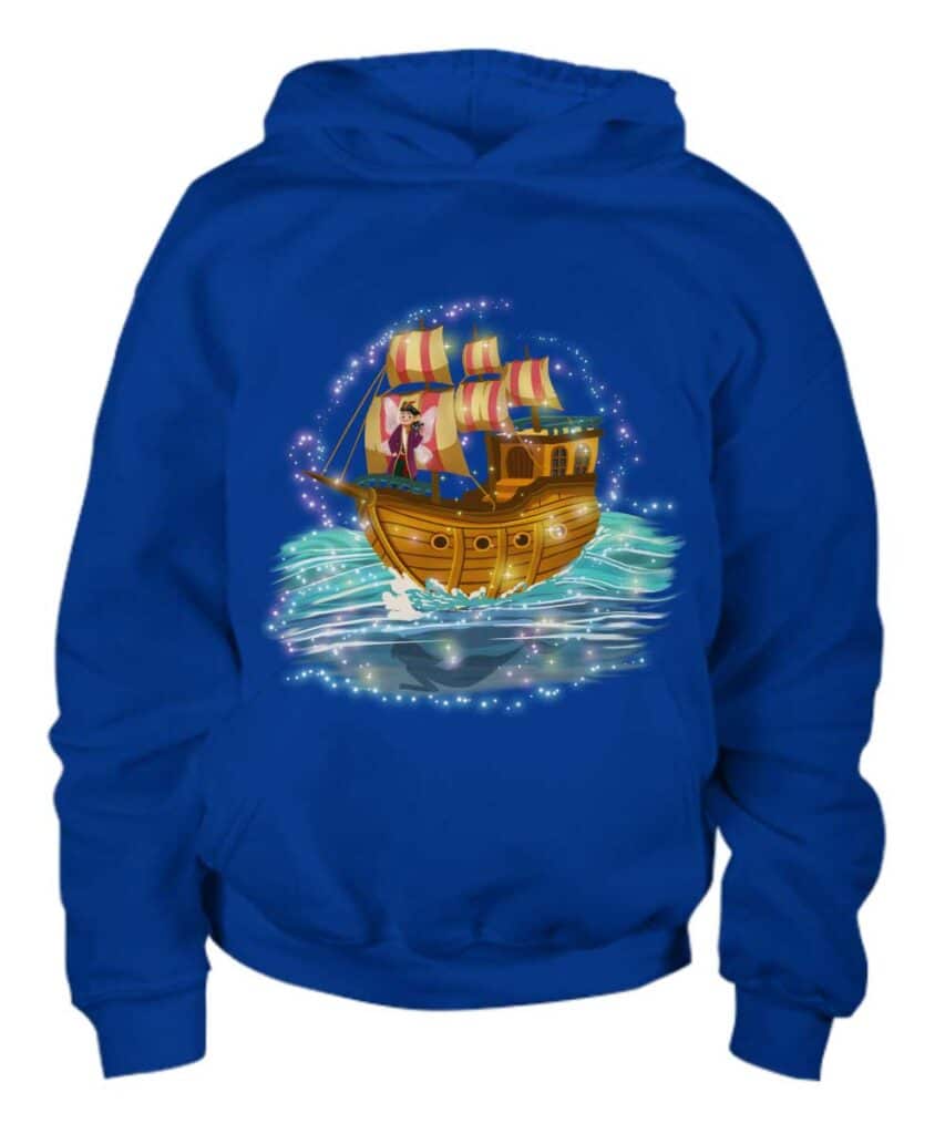Pirate-Pete-and-the-Lost-Fairy-Treasure's-Ship-Youth-Hoodie