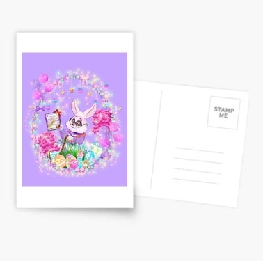 Earnest the Easter Bunny’s Magical Easter Letter! Postcard