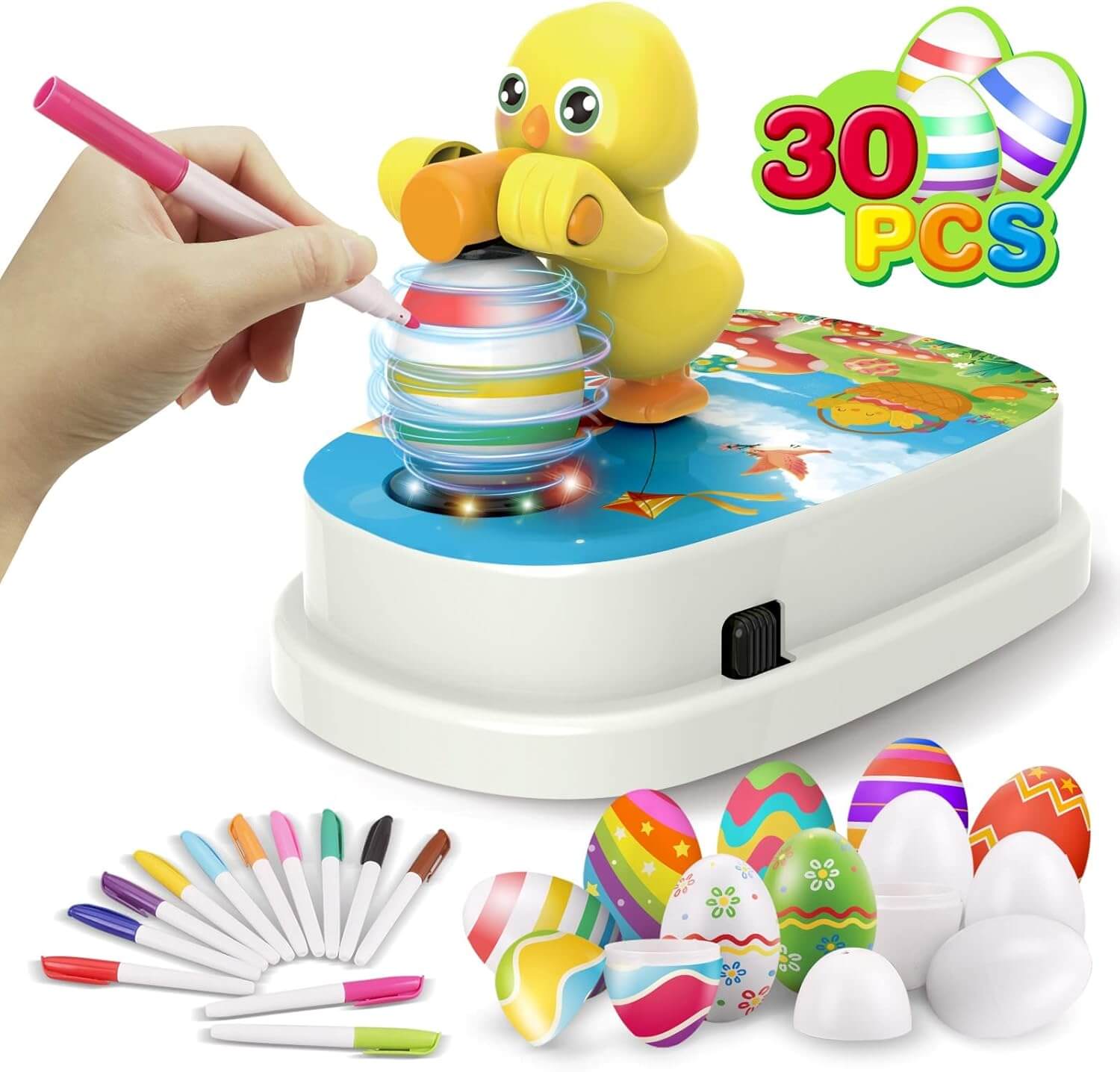 Spin Your Artistic Magic Onto Easter Eggs