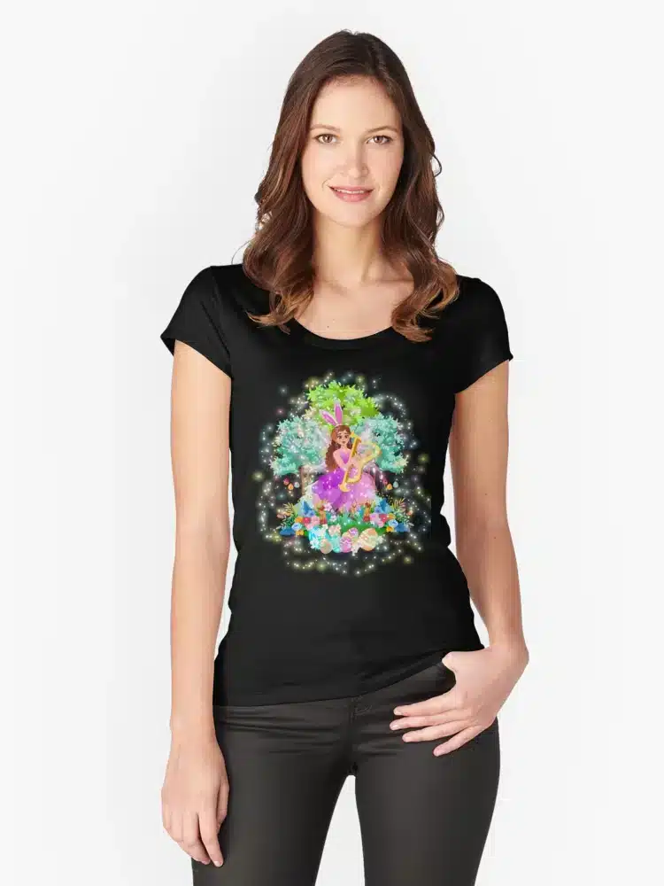 Fitted SFitted Scoop T-shirtcoop T-shirt Fitted Scoop T-shirt