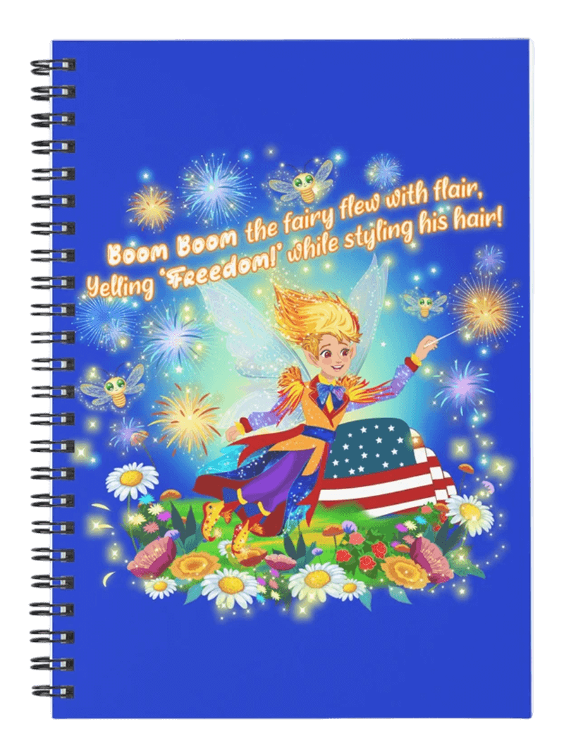 Boom Boom the Fairy Flew with Flair – A Patriotic Sparkle in the Air! Journal