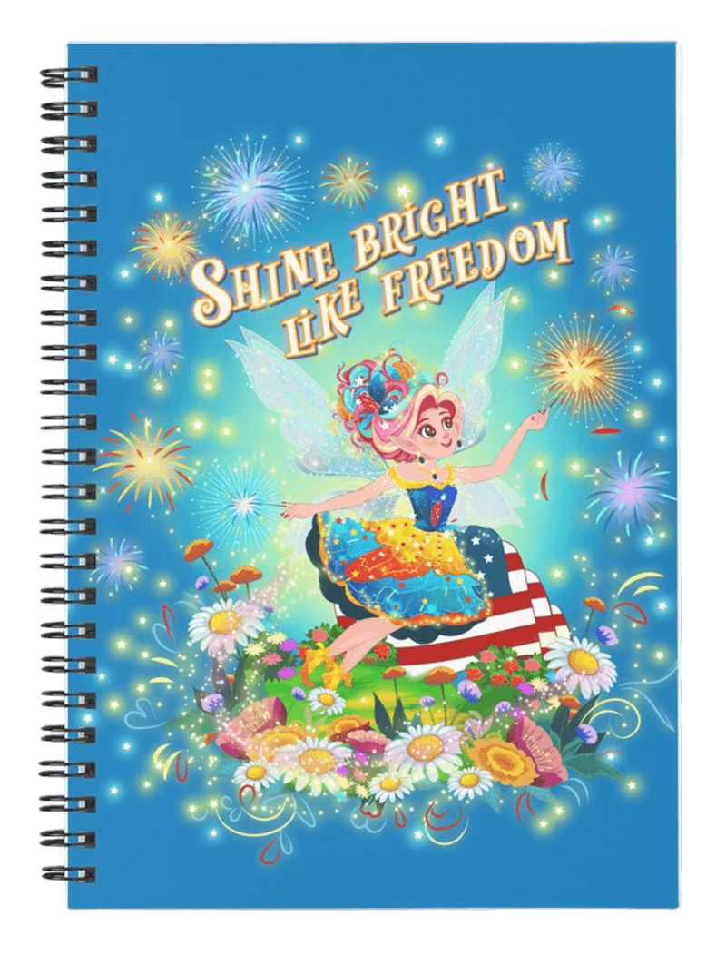 Celebrate Freedom with Sparkles, Fairy Wings, and Courage! Journal