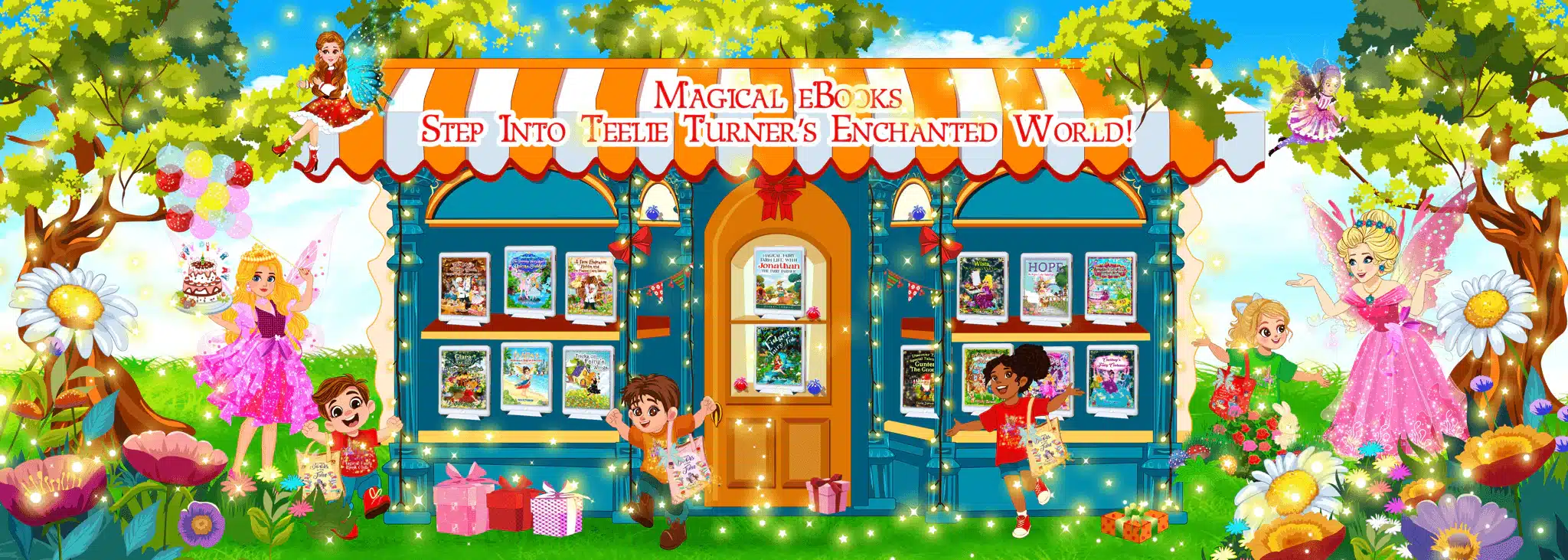 Teelie Turner’s Magical eBook Collection featuring beautifully illustrated fairy stories for children