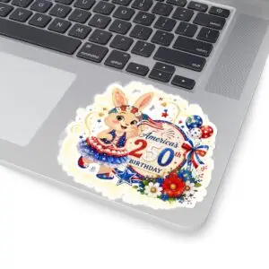 [PS] Kiss-Cut Stickers-Die-Cut Sticker – PetalSpark's Birthday Celebration™ | America 250 Celebration by Teelie Turner