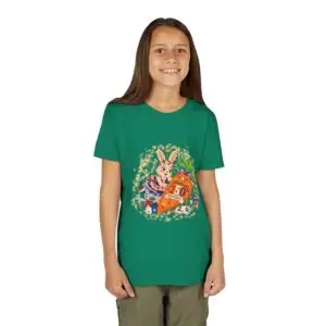 [PS] Youth Short Sleeve Tee – PetalSpark's Birthday Carrot™ | America 250 Celebration