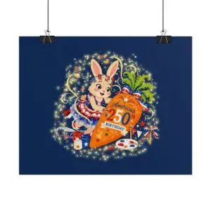 [PS] Rolled Poster – PetalSpark's Birthday Carrot™ | "The Biggest Birthday Carrot in Fairyland™"