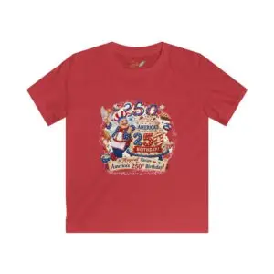 [BTB] Kids Softstyle Tee – Bubba the Baker™ | America 250 Celebration by Teelie Turner