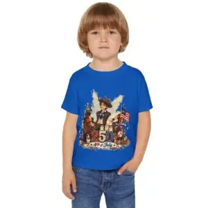 [RS] Heavy Cotton™ Toddler T-Shirt – Rowan Skyridge™ | America 250 Celebration by Teelie Turner
