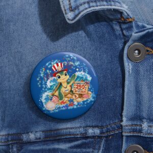 [TP] Custom Pin Buttons – Tidepool™ | America 250 Celebration by Teelie Turner