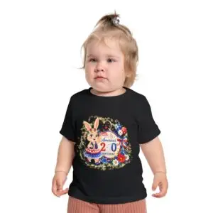 [PS] Baby Short Sleeve Tee – PetalSpark's Birthday Celebration™ | America 250 Celebration by Teelie Turner
