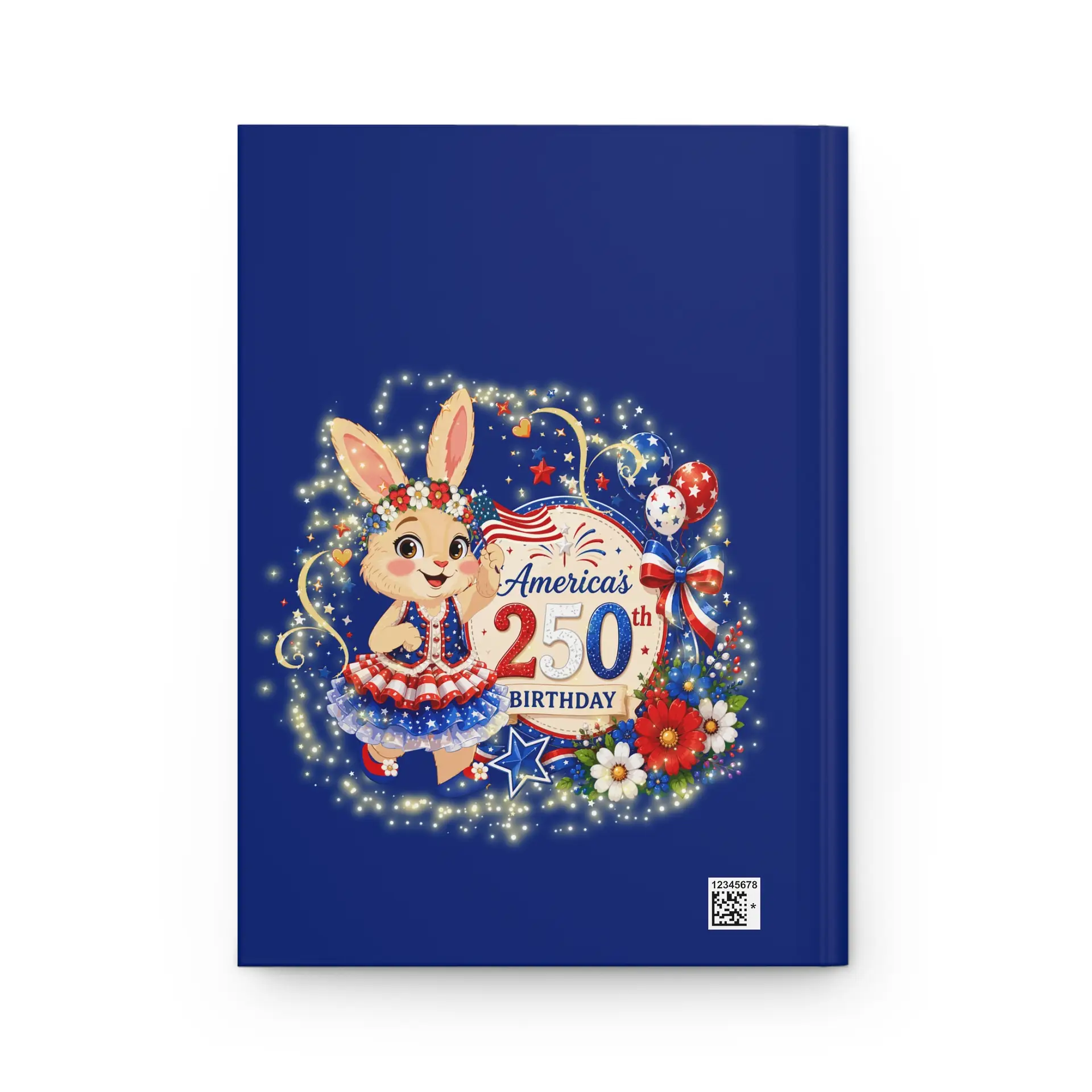 America’s 250th Birthday Bunny Hardcover Journal - Image 2