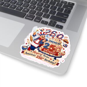 [BTB] Kiss-Cut Stickers – Bubba the Baker™ | America 250 Celebration by Teelie Turner
