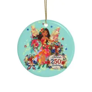 [LB] Ceramic Ornament – Leilani Blossomwave™ | "Bringing Aloha Spirit to Fairyland's America 250 Celebration™"