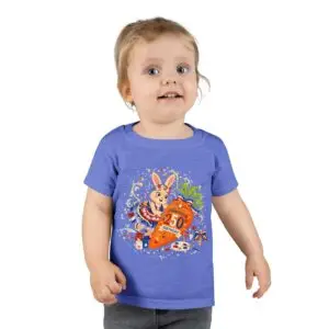 [PS] Baby Short Sleeve T-Shirt – PetalSpark's Birthday Carrot™ | America 250 Celebration by Teelie Turner