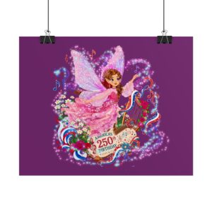 [MR] Rolled Poster – Melody Rosewhisper™ | "Bringing Music and Southern Charm to Fairyland's America 250 Celebration™"