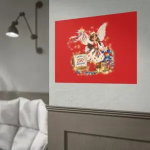 [Tessa] Rolled Poster – Tessa the Lone Star Fairy™ | America 250 Celebration by Teelie Turner