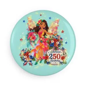 [LB] Button Magnet – Leilani Blossomwave™ | "Bringing Aloha Spirit to Fairyland's America 250 Celebration™"