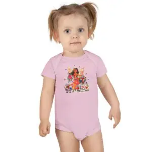 [LB] Baby Onesie® – Leilani Blossomwave™  |  "Bringing Aloha Spirit to Fairyland's America 250 Celebration™"