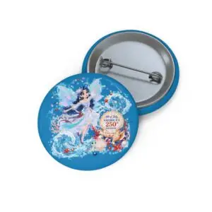 [MS] Custom Pin Button – Marina Seashellmist™ | America 250 Celebration by Teelie Turner