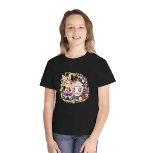 [PS] Youth Midweight Tee – PetalSpark's Birthday Celebration™ | America 250 Celebration by Teelie Turner