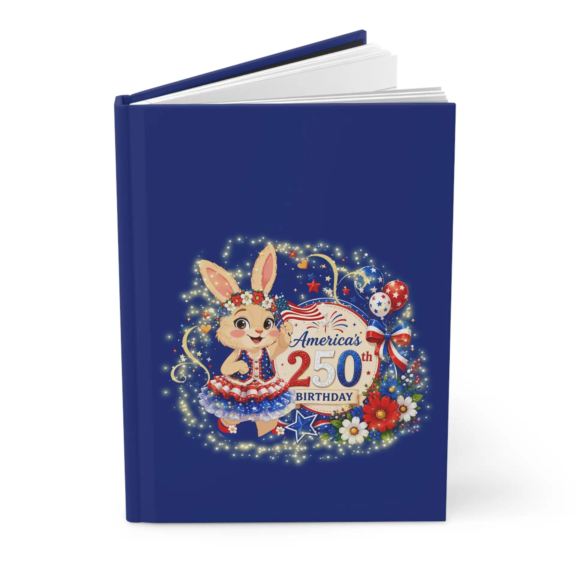 America’s 250th Birthday Bunny Hardcover Journal - Image 3