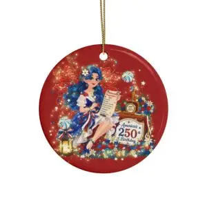 [PP] Ceramic Ornament –  Patriotic Patsy's Celebration List™
