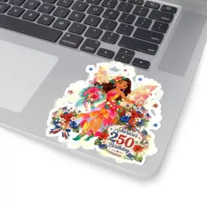 [LB] Kiss-Cut Stickers – Leilani Blossomwave™ | "Bringing Aloha Spirit to Fairyland's America 250 Celebration™"