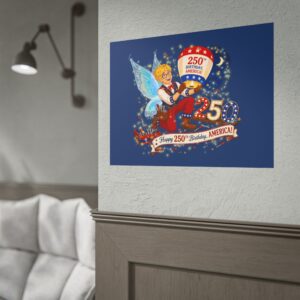 [TTF] Rolled Poster – Tobie Tinker™ | America 250 Celebration by Teelie Turner