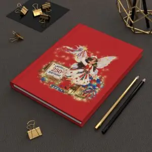 [Tesa] Hardcover Journal – Tessa the Lone Star Fairy™ | America 250 Celebration by Teelie Turner