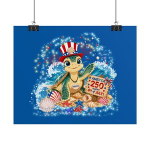 [TP] Rolled Poster – Tidepool™ | America 250 Celebration by Teelie Turner