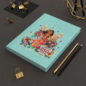 [LB] Hardcover Journal – Leilani Blossomwave™ | "Bringing Aloha Spirit to Fairyland's America 250 Celebration™"