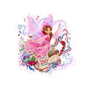 [MR] Die-Cut Sticker – Melody Rosewhisper™ | America 250 Celebration by Teelie Turner