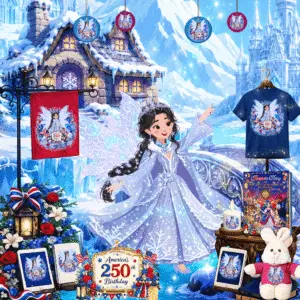 Crystal Snowglimmer™ | America 250 Celebration by Teelie Turner