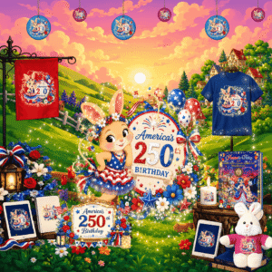 Petal Spark: Fairyland Woodlands | America 250 Celebration by Teelie Turner