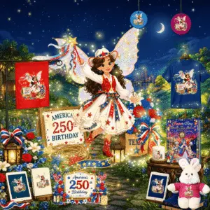 Tessa the Lone Star Fairy: Texas | America 250 Celebration by Teelie Turner