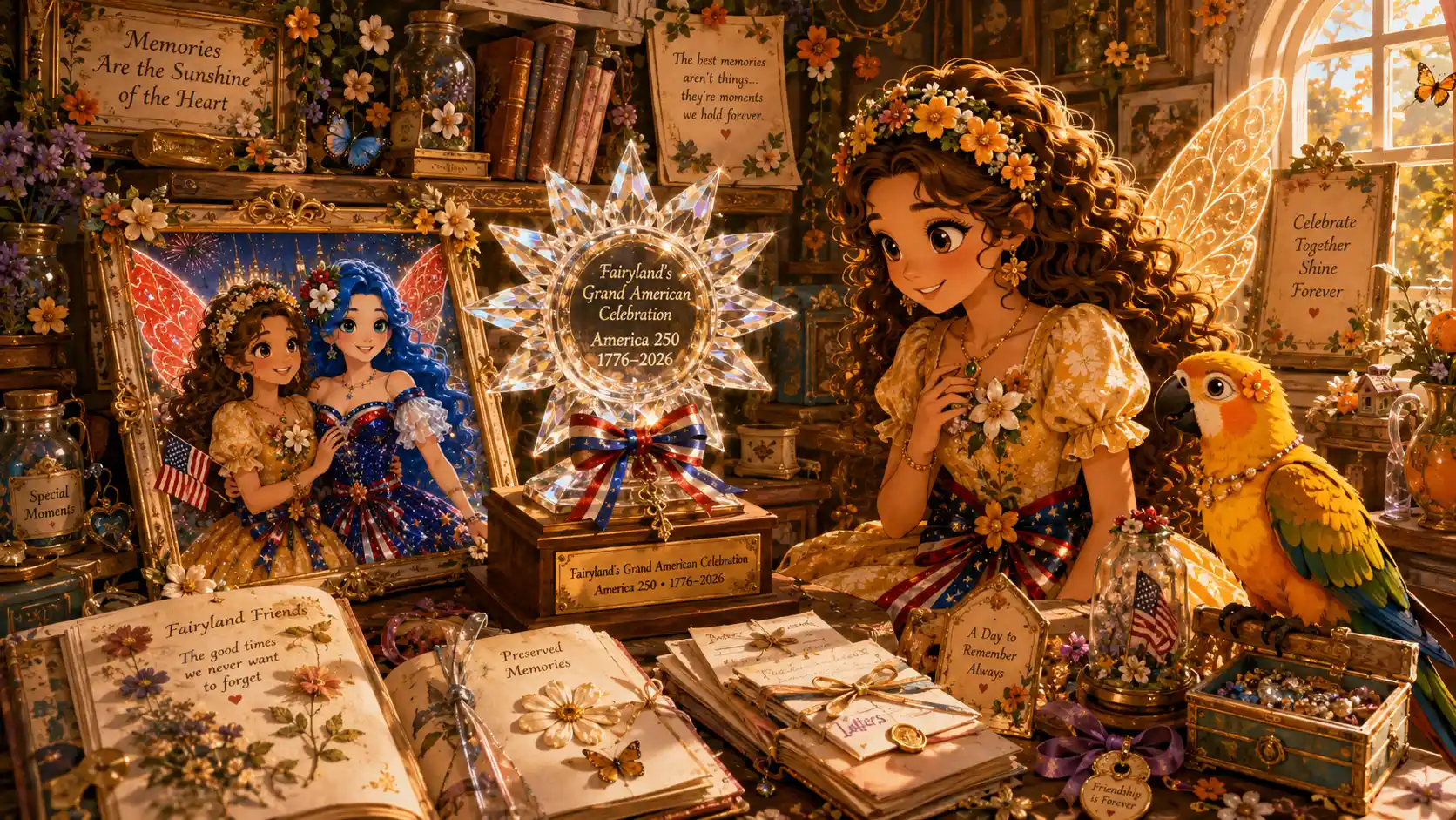 unny Citrusblossom and Patriotic Patsy America 250 memory