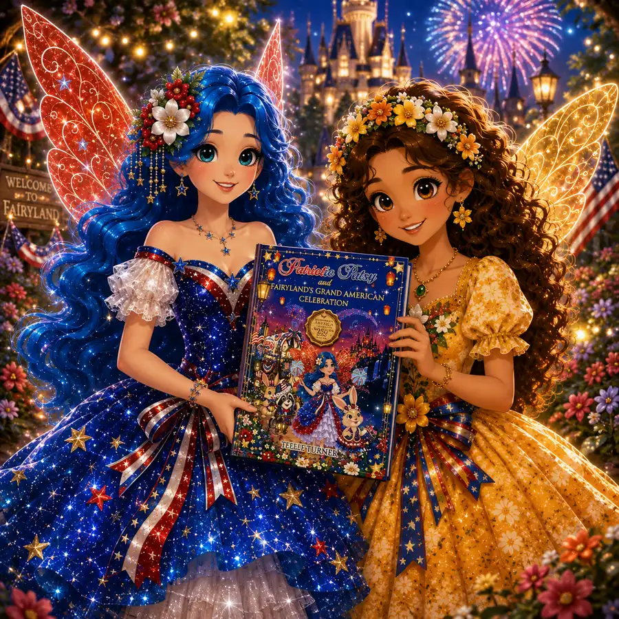 Sunny Citrusblossom and Patriotic Patsy at Citrus Blossom Cottage